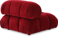 Camaleonda Style Lounge Sofa Dark Red Velvet/Velvet image.