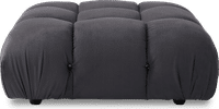 Camaleonda Style Sofa Ottoman Charcoal Grey Alcantara/Alcantara image.