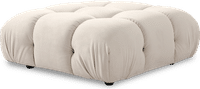 Camaleonda Style Sofa Ottoman Creamy Alcantara/Alcantara image.