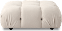 Camaleonda Style Sofa Ottoman Creamy Alcantara/Alcantara image.