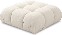Camaleonda Style Sofa Ottoman Creamy Boucle/Boucle image.