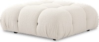 Camaleonda Style Sofa Ottoman Creamy Boucle/Boucle image.