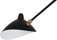 MCL-R6 Style Contemporary Pendant Lamp Black image.