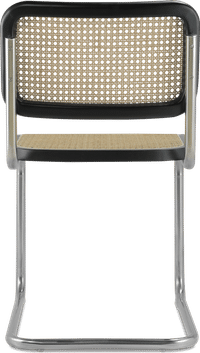 Cesca B32 Side Chair Black Laquered image.