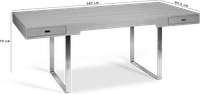 CH110 Desk Oak Veneer image.