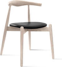 CH20 Elbow Chair Black/Soaped - Oak image.