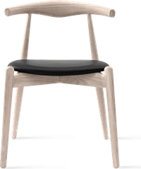 CH20 Elbow Chair Black/Soaped - Oak image.