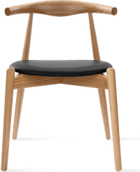 CH20 Elbow Chair Black/Solid Oak image.