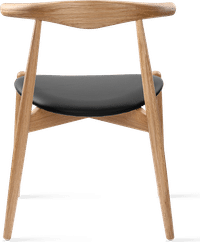 CH20 Elbow Chair Black/Solid Oak image.