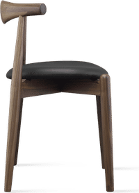 CH20 Elbow Chair Black/Walnut image.