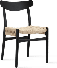 CH23 Chair Black Painted Ash image.