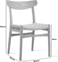 CH23 Chair Solid Ash  image.