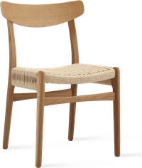 CH23 Chair Solid Oak image.