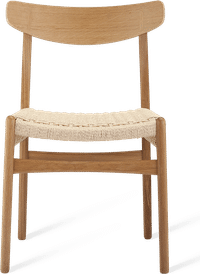 CH23 Chair Solid Oak image.