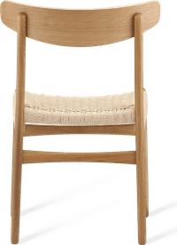CH23 Chair Solid Oak image.