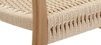 CH23 Chair Solid Oak image.