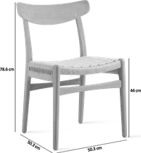 CH23 Chair Soaped - Oak image.