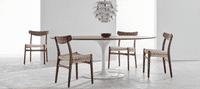 CH23 Chair Walnut image.