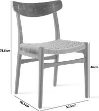 CH23 Chair Walnut / Oak image.