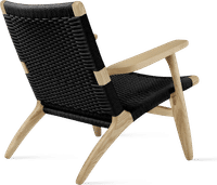 CH25 Easy Chair Solid Ash /Black image.