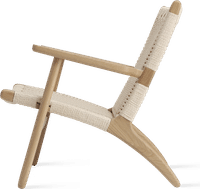 CH25 Easy Chair Solid Oak/Natural image.