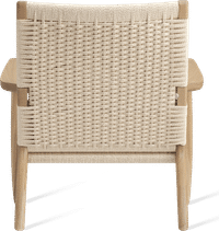 CH25 Easy Chair Solid Oak/Natural image.