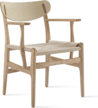 CH26 - Dining Chair - Natural Cord Ash/Natural image.