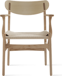 CH26 - Dining Chair - Natural Cord Ash/Natural image.