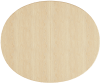 CH337 Style Dining Table Oak Soap Finish image.