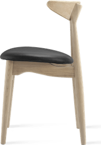 CH33 Chair Black/Soaped - Oak image.