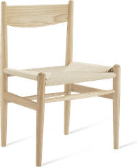 CH36 Side Chair Ash/Natural image.
