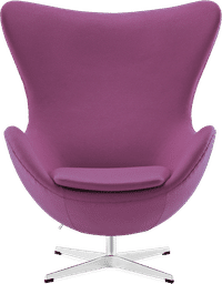 The Egg Chair Wool/Without piping/Purple image.