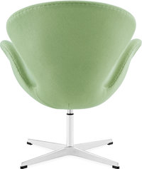 The Swan Chair  Wool/Without piping/Light Green image.