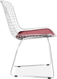 Wire Chair Deep Red image.