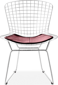Wire Chair Deep Red image.