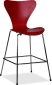 Series 7 Barstool  Plywood/Red image.