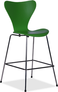 Series 7 Counter Stool Plywood/Green image.