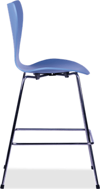 Series 7 Counter Stool Plywood/Light Blue image.