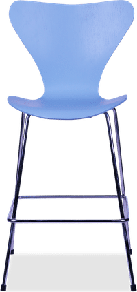 Series 7 Counter Stool Plywood/Light Blue image.