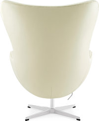 The Egg Chair Premium Leather/With piping/Cream image.