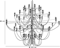 Chandelier 2097 Chrome/Large image.