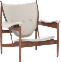 Chieftains Chair White/Walnut image.