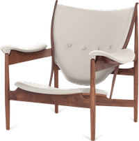 Chieftains Chair White/Walnut image.