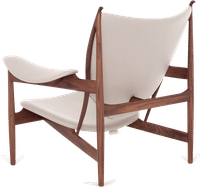 Chieftains Chair White/Walnut image.