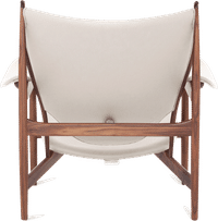 Chieftains Chair White/Walnut image.