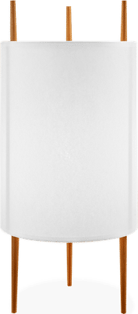 Cylinder Style Lamp White image.