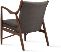 No. 45 Chair Charcoal Grey /Fabric/Walnut image.