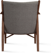 No. 45 Chair Charcoal Grey /Fabric/Walnut image.