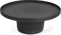 Poller Coffee Table  Black Marble/Black image.
