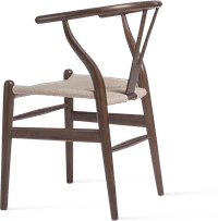 Wishbone (Y) Chair - CH24 Walnut Stain/Natural image.